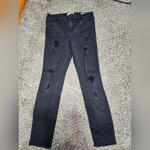 PacSun Black Distressed Skinny Jeans